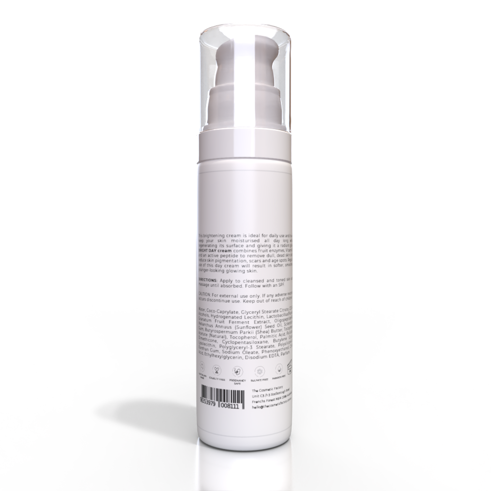 BRIGHT DAY CREAM | 50ML - Hydrating Brightening Cream with Vitamin E & Peptides - SuperSaverAU - view 2