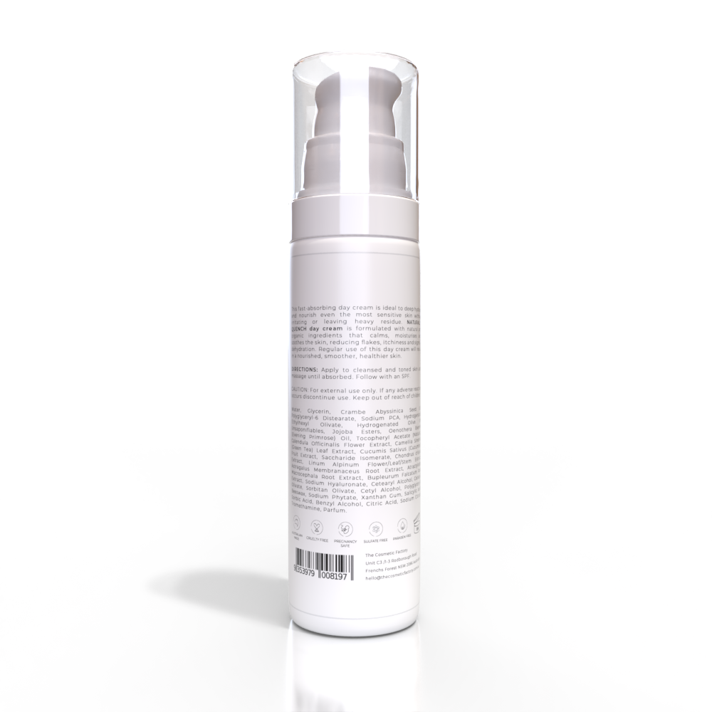 NATURALLY QUENCH Day Cream | 50ML - Deep Hydration for Sensitive Skin - SuperSaverAU - view 2