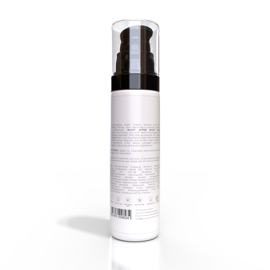 NIGHT AFTER NIGHT CREAM | Anti-Aging Night Cream 50ML - Youthful Glow & Collagen Boost - SuperSaverAU - view 1