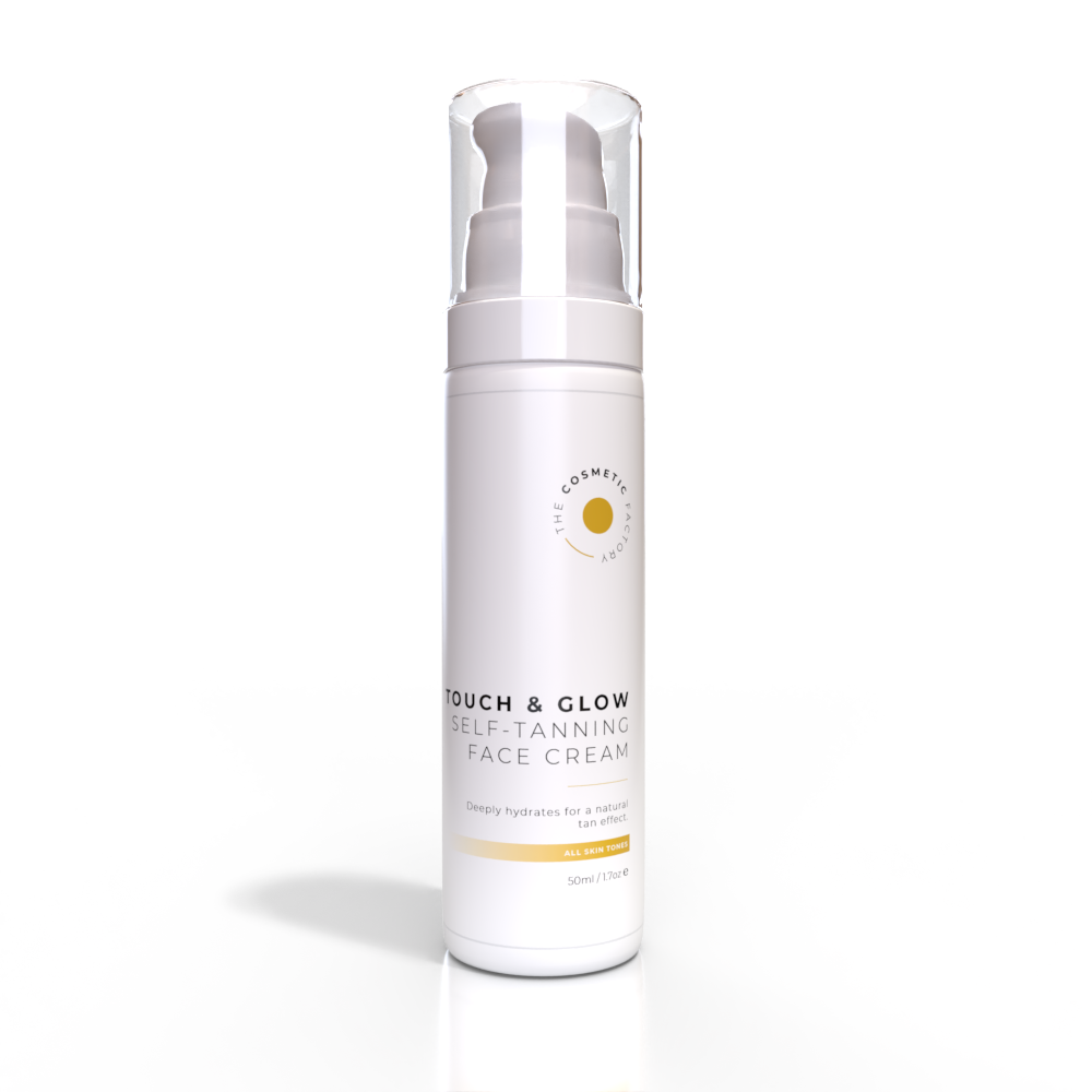 TOUCH & GLOW Self-Tanning Face Cream | Hydrating, Non-Greasy | 50ML
