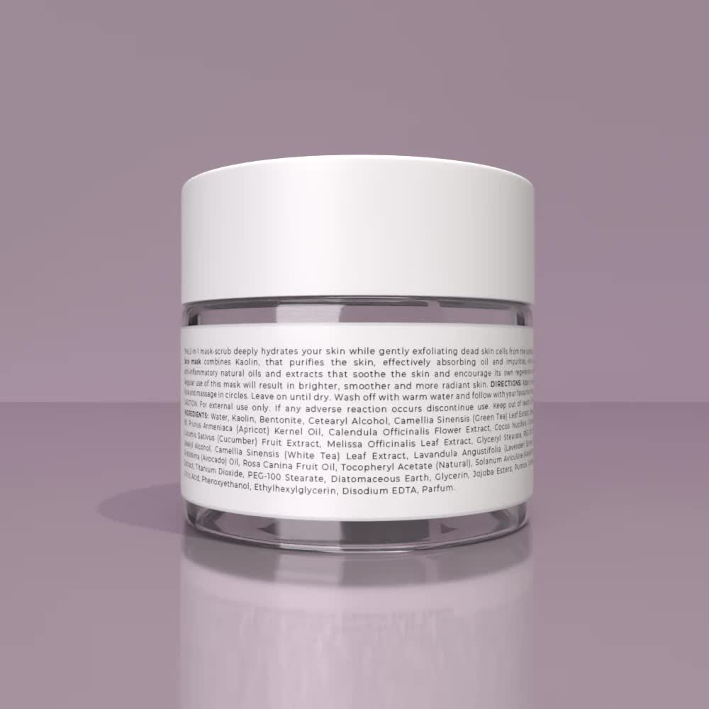 DETOX Face Mask | 50ML - Hydrating & Exfoliating with Kaolin & Natural Oils - SuperSaverAU - view 4