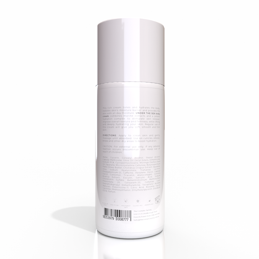 UNDER THE SEA Body Cream | 200ML - Deep Hydration, Skin Renewal, Firming - SuperSaverAU - view 1
