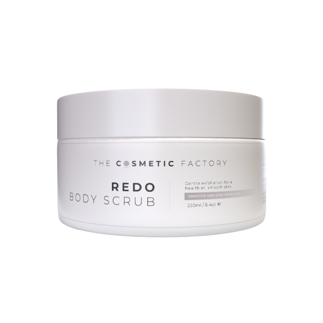 REDO Body Scrub 250ML - Gentle Exfoliating Cream-Jelly for Acne Scars & Radiant Skin