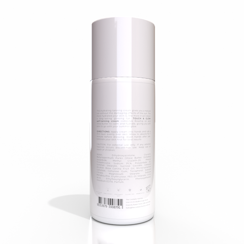 TOUCH & GLOW Self-Tanning Body Cream | Natural Tan, Hydrating | 200ML - SuperSaverAU - view 2