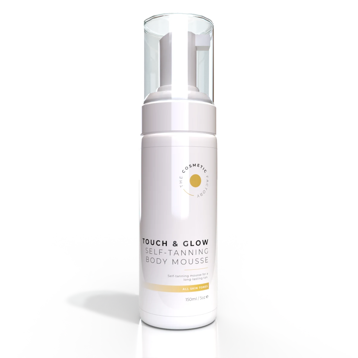 TOUCH & GLOW Self-Tanning Mousse 150ML - Streak-Free, Melanin Boosting, All Skin Tones - SuperSaverAU - view 1