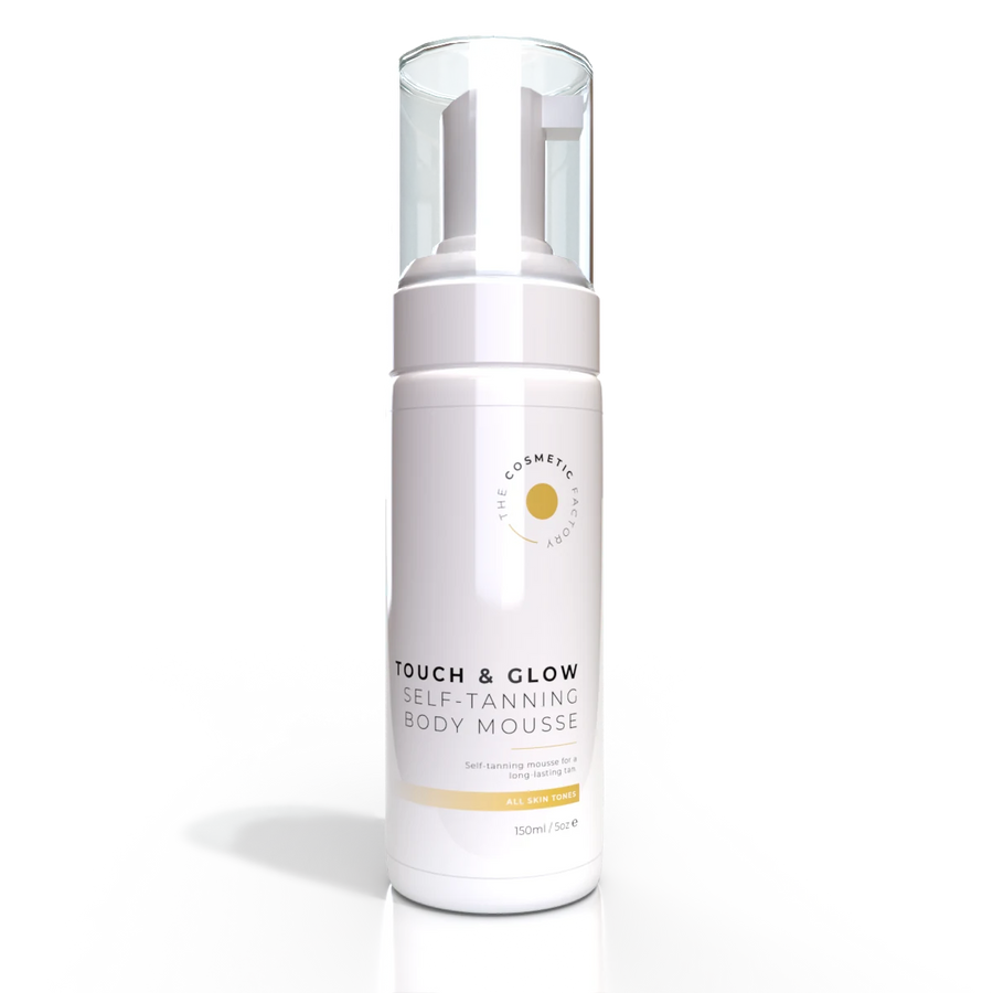 TOUCH & GLOW Self-Tanning Mousse 150ML - Streak-Free, Melanin Boosting, All Skin Tones - SuperSaverAU - view 1