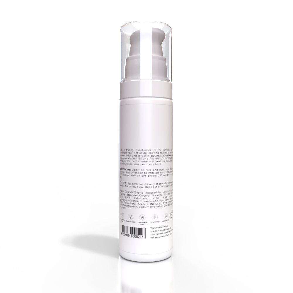 BLOKES Aftershave Moisturiser 50ML - Hydrating, Soothes Irritation, All Skin Types