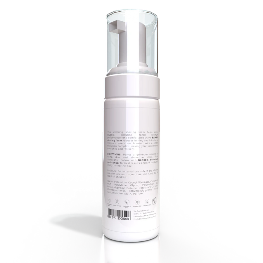 BLOKES Shaving Foam 150ML - Soothing, Hydrating, Reduces Irritation - SuperSaverAU - view 1