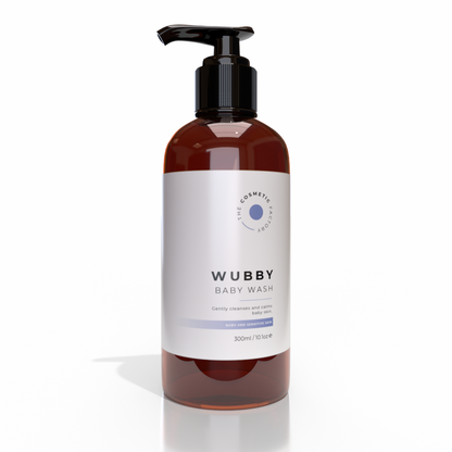 WUBBY Baby Wash 300ML - Ultra-Gentle, Hypoallergenic, Cucumber & Alpine Extracts
