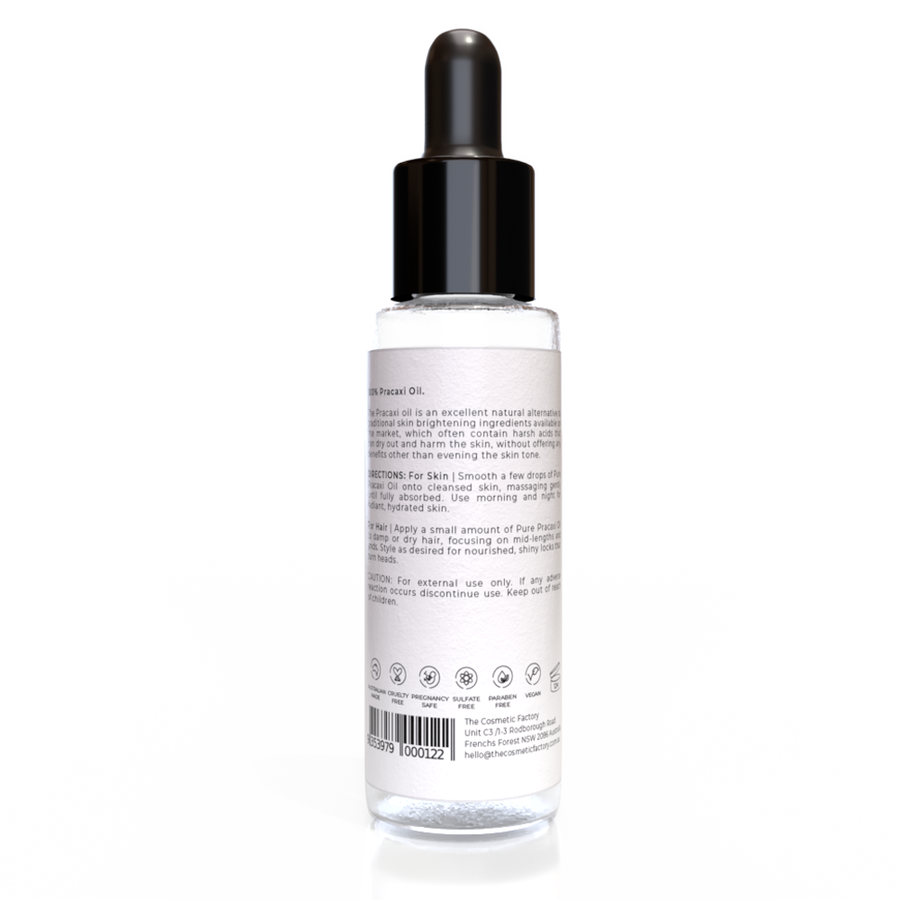 Pracaxi Oil | 30ML | Natural Moisturizer for Hair & Skin, Reduces Frizz & Scars - SuperSaverAU - view 1