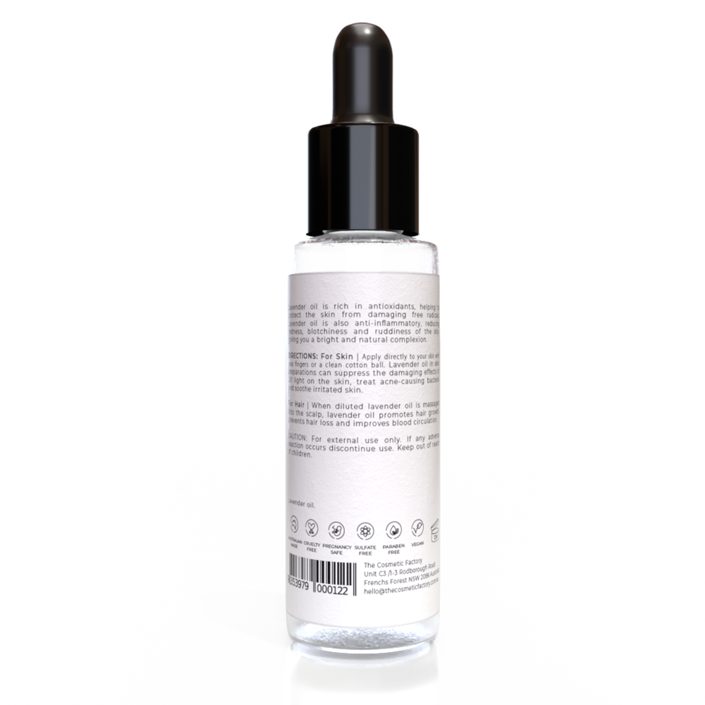 Lavender Oil 30ML - Antioxidant Rich, Soothing Aroma, Skin & Hair Care - SuperSaverAU - view 1