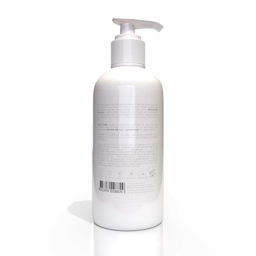 REPAIR ME Shampoo | 300ML - Keratin, Quinoa & Inula for Damaged Hair Repair