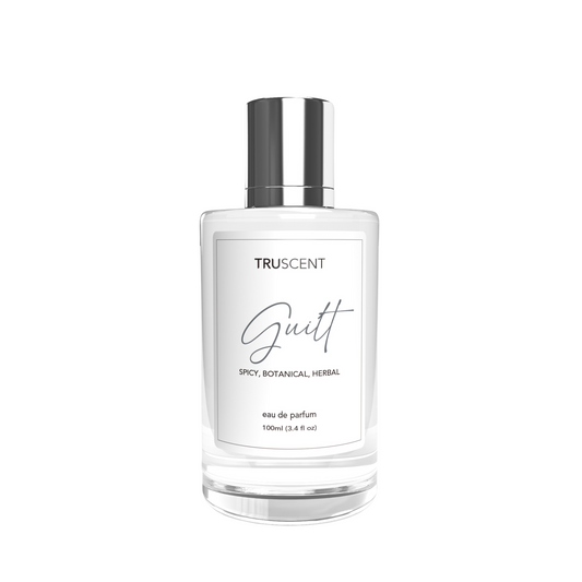 GUILT Unisex Fragrance 100ml - Spicy, Botanical, Herbal Notes, Sophisticated