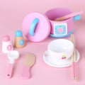 Kids Wooden Kitchen Tea Set Pretend Play - SuperSaverAU - view 5