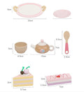 Kids Wooden Kitchen Tea Set Pretend Play - SuperSaverAU - view 3