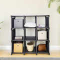 Sorti 9-Cube Storage Organiser, 32cm D x 110cm H x 110cm W, Freestanding, Durable - SuperSaverAU - view 1