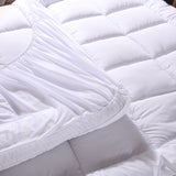 Bamboo Cotton Fitted Mattress Topper King - SuperSaverAU - view 1