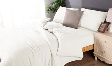 Ardor Boudoir MicroFlannel Sheet Set Queen White - Soft, Warm, Easy Care - SuperSaverAU - view 1