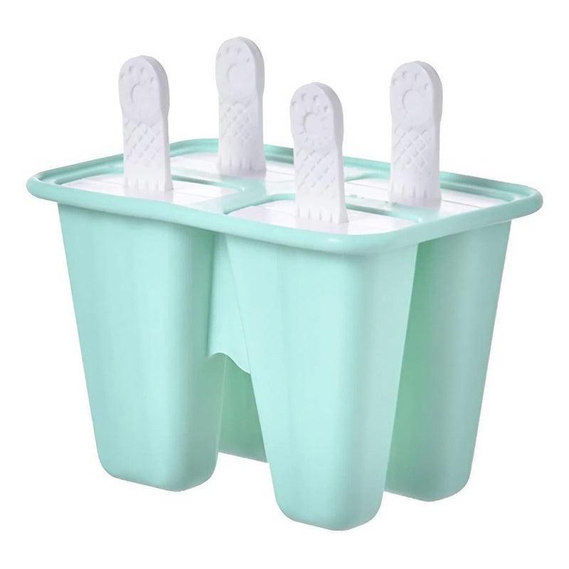Premium Silicone Ice Cream Mould – Blue 10 Grid