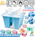Premium Silicone Ice Cream Mould – Green 10 Grid
