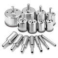 Premium 15 Piece Diamond Hole Saw Drill Bit Set - 6-50mm