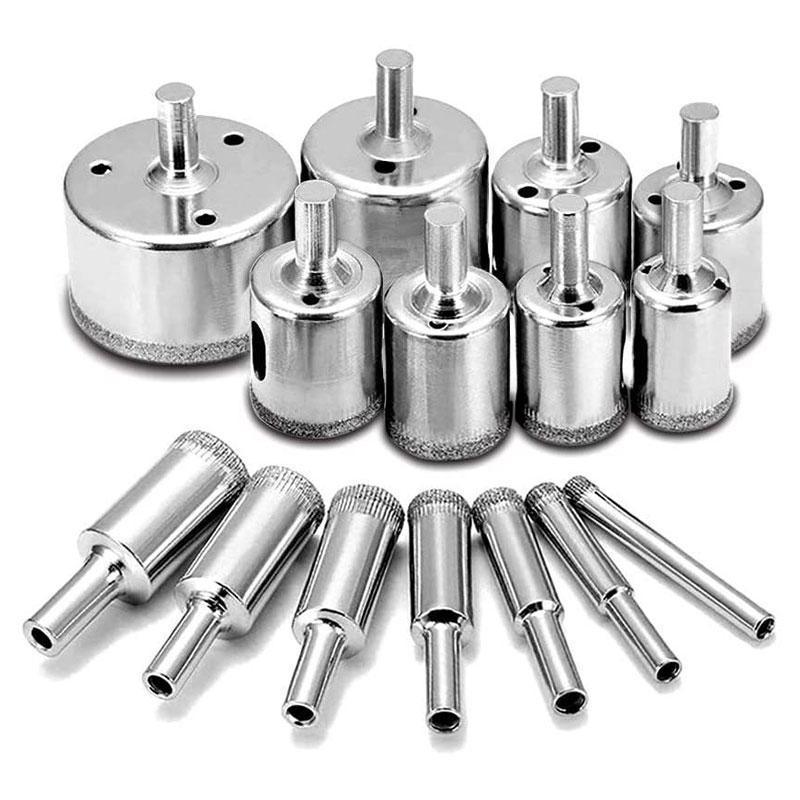 Premium 15 Piece Diamond Hole Saw Drill Bit Set - 6-50mm