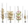 17PCS Parrot Toy Set - Natural Wood, Chewing, Swing, and Bell Toys for Birds - SuperSaverAU - view 3