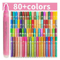 Flysea 24-Colour Acrylic Paint Pens Set - Non-Toxic, Fine Bullet Nib, Quick Drying - SuperSaverAU - view 4