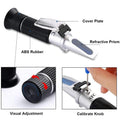 Premium Honey Refractometer with Moisture & 58-90% Brix Scale
