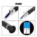 Premium Honey Refractometer with Moisture & 58-90% Brix Scale