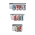 Three Cup Wall Mounted Toothbrush Holder & Toothpaste Stand - Premium - SuperSaverAU - view 2