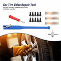 Premium 43 Piece Car Tyre Valve Tool Set with Stem Puller