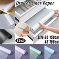 5 Roll EVA Anti Moisture Drawer Mat Cabinet Pad Kitchen Dustproof Placemat - Transparent Convex-45*150cm - SuperSaverAU - view 1