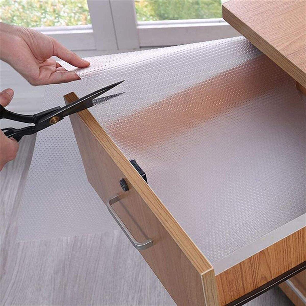 5 Roll EVA Anti Moisture Drawer Mat Cabinet Pad Kitchen Dustproof Placemat - Blue Diamond-45*150cm