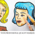 12 Colours Acrylic Paint Pens Markers Skin Tone - SuperSaverAU - view 4