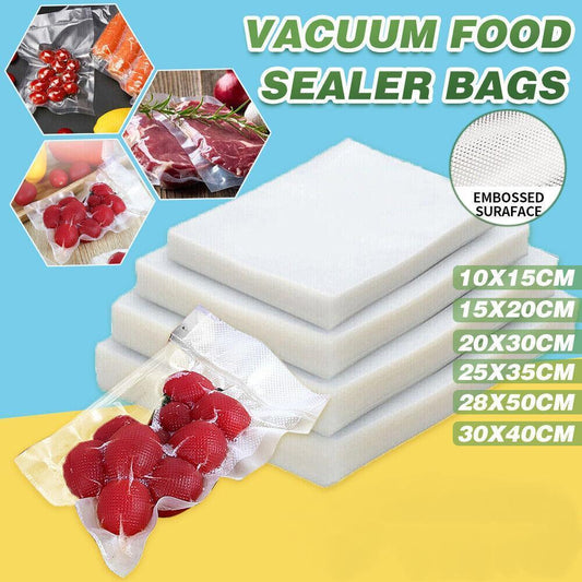 100pcs Vacuum Food Sealer Bags 30x40cm BPA Free Commercial Grade Storage