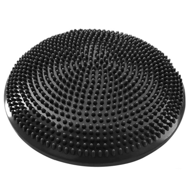 Black Balance Stability Cushion Wobble Air Disc for Rehab Exercise