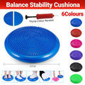 Red Balance Stability Cushion Wobble Air Disc for Rehab Exercise - SuperSaverAU - view 1