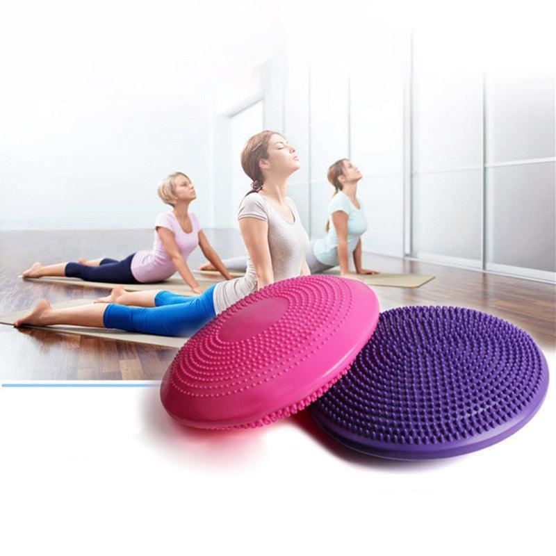 Red Balance Stability Cushion Wobble Air Disc for Rehab Exercise