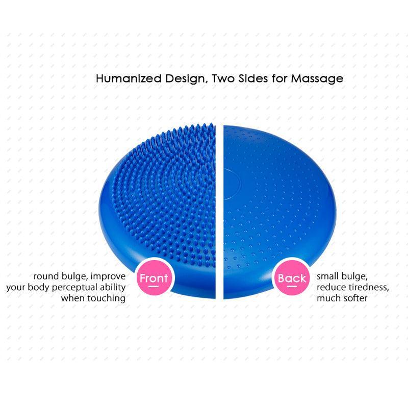 Balance Stability Cushion - Wobble Air Disc for Ankle Knee Strength - Green