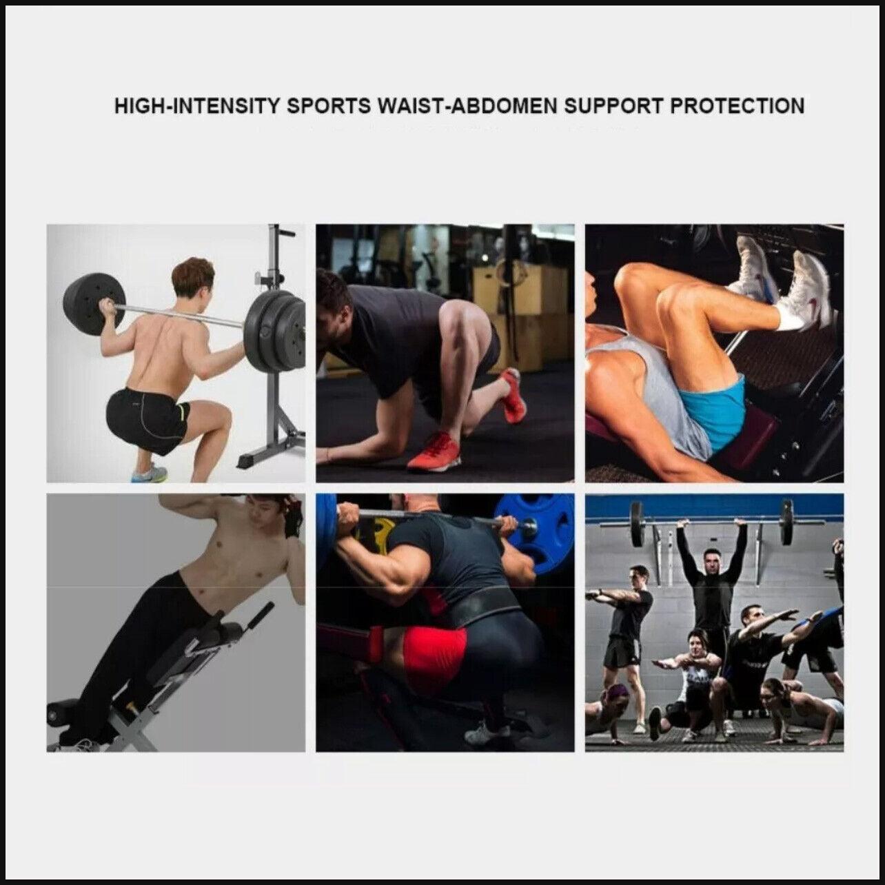 Nylon Fitness Weight Lifting Belt for Men & Women - Black, L Size - SuperSaverAU - view 4