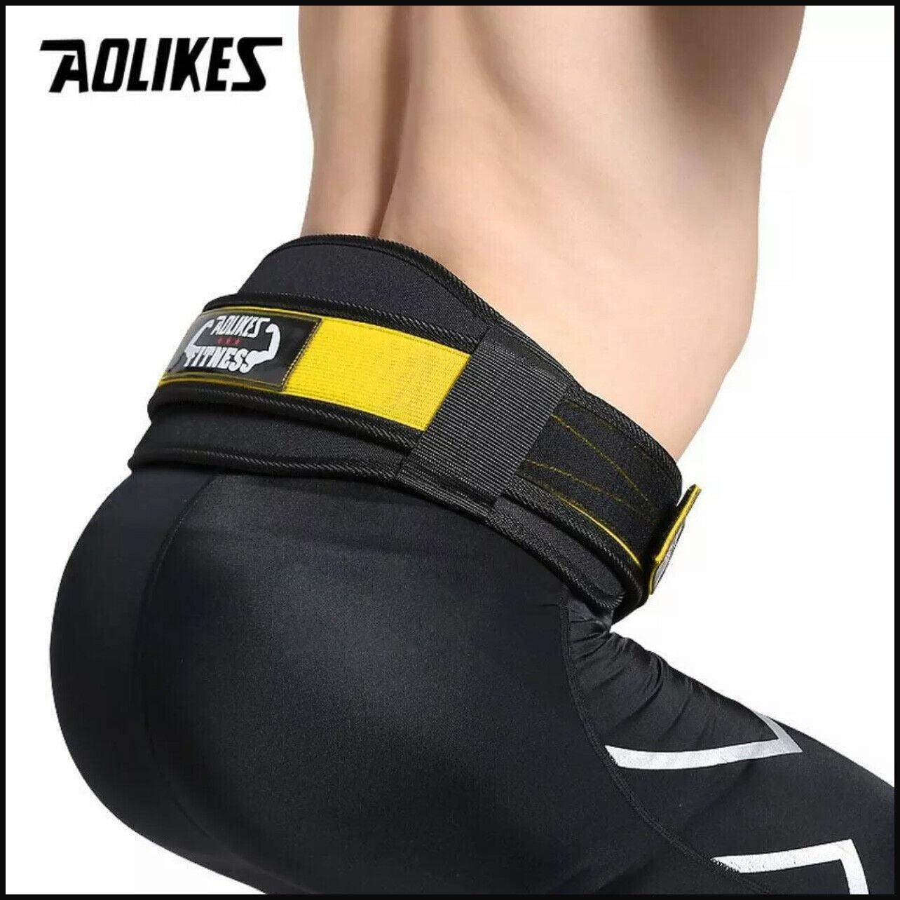 Premium Yellow Nylon Weight Lifting Belt for Back Support - XL