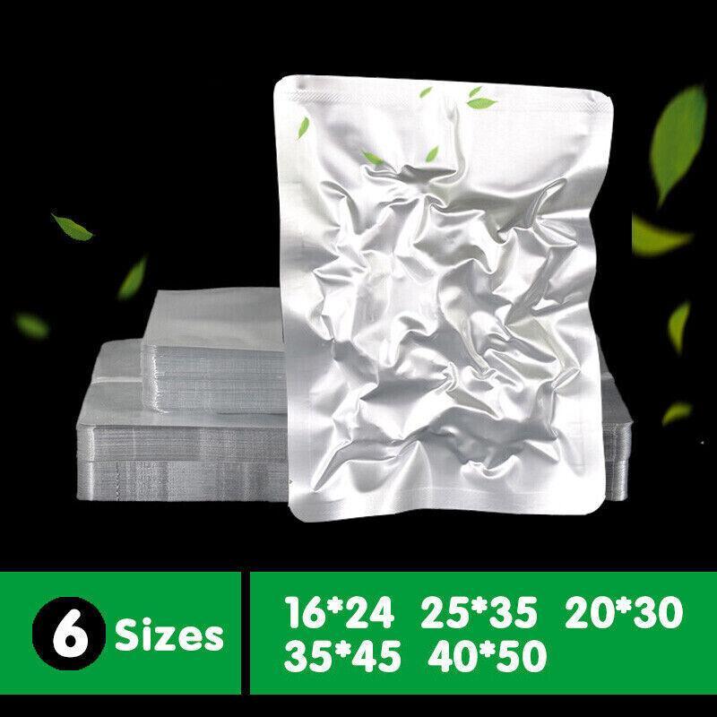 Mylar Food Vacuum Bags 100/200x Aluminum Foil Heat Seal 25x35cm - SuperSaverAU - view 1