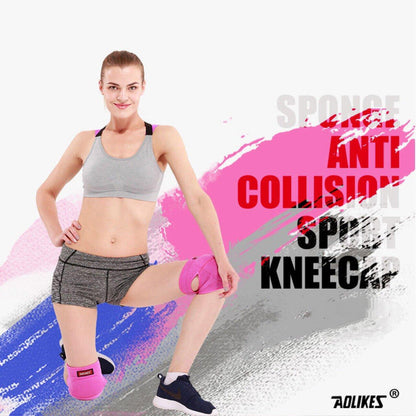 AOLIKES® Knee Pad Antislip Brace Leg Sleeve Protector - Grey M