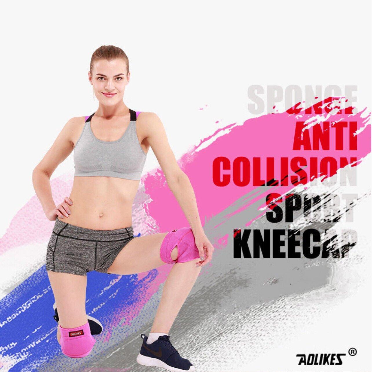 AOLIKES® Knee Pad Antislip Brace Leg Sleeve Protector - Black M