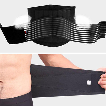 Lumbar Lower Back Support Belt Brace Strap Pain Relief Posture Waist Trimmer Au - M