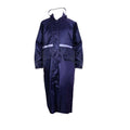 Navy Unisex Waterproof Raincoat 2XL - Lightweight Hooded Overcoat - SuperSaverAU - view 6