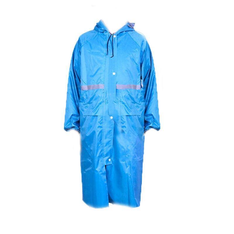 Yellow Unisex Waterproof Raincoat 2XL - Lightweight Hooded Overcoat - SuperSaverAU - view 7