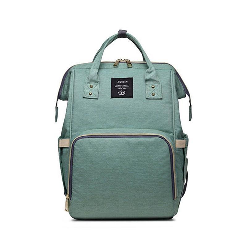 Luxury Multifunctional Diaper Nappy Backpack Maternity Mummy Changing Bag - Purple