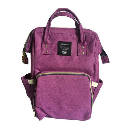 Luxury Multifunctional Diaper Nappy Backpack Maternity Mummy Changing Bag - Navy